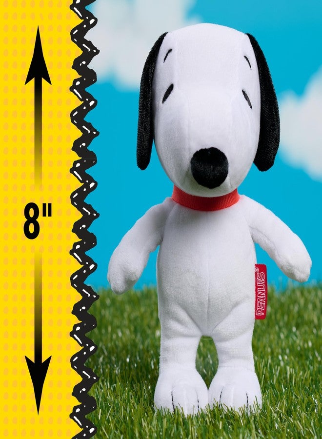 Peanuts Small Plush Snoopy, 7-inch Stuffed Animal, Kids Toys for Ages 3 Up by Just Play - Image 4